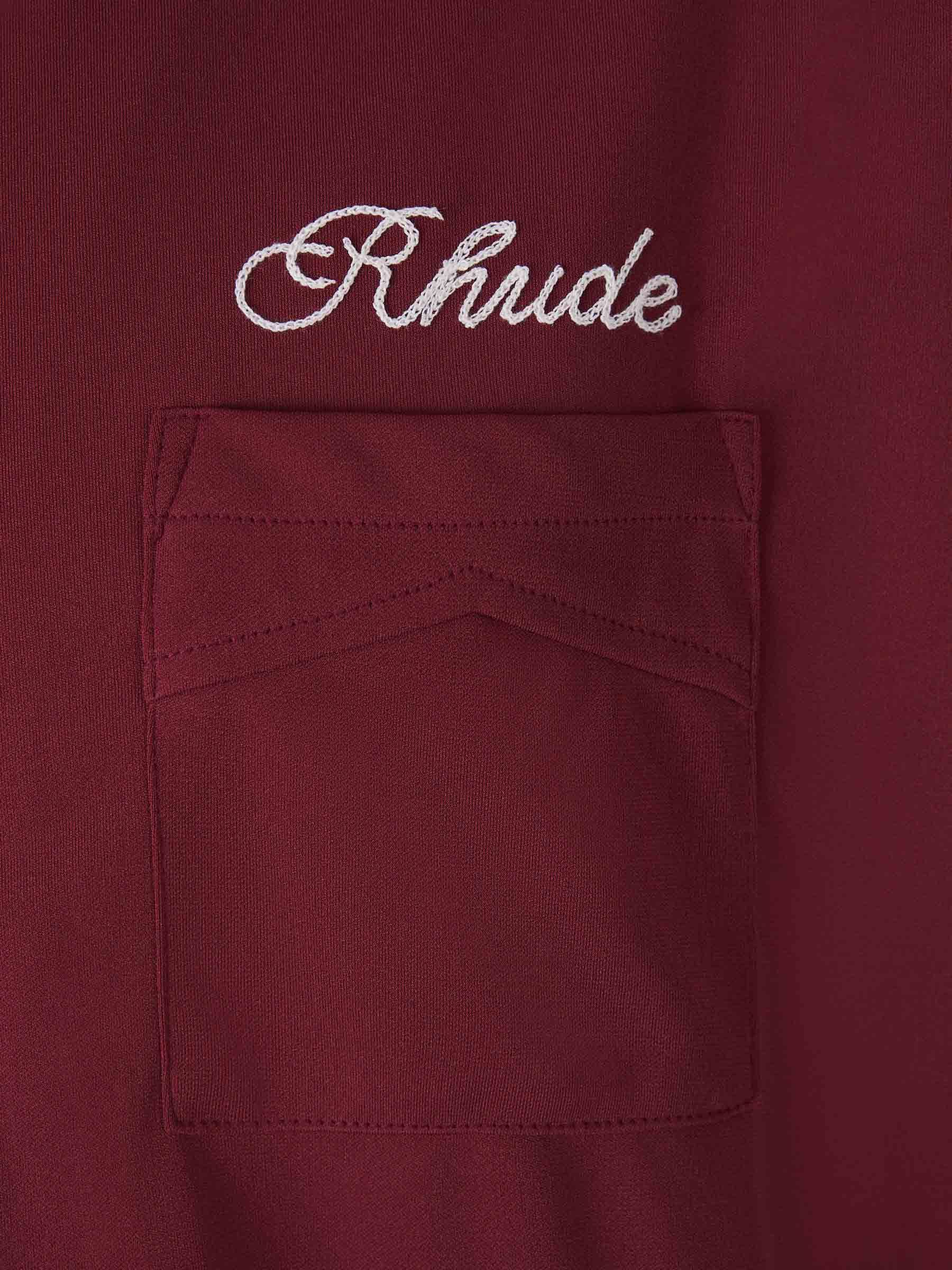 Rhude Red Mont Blanc Shirt In Red