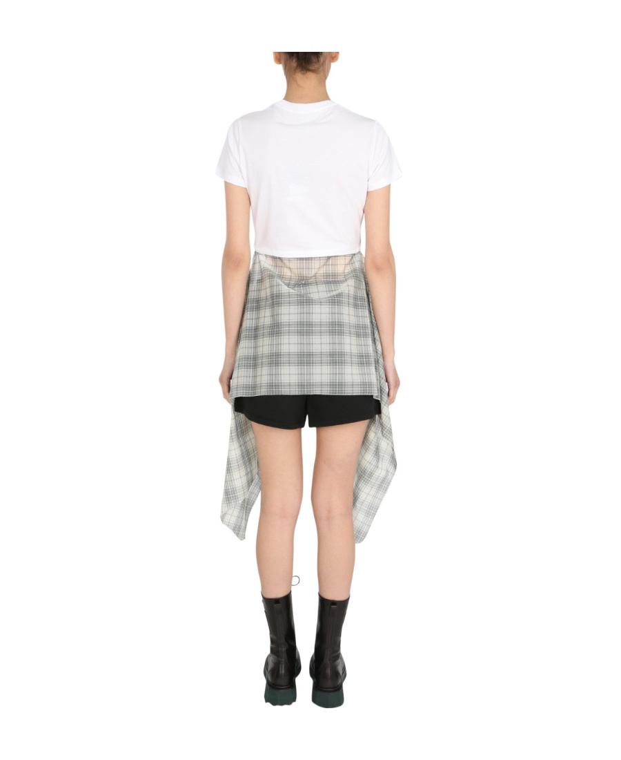 Opening Ceremony Word Torch Hybrid Tshirt In Black