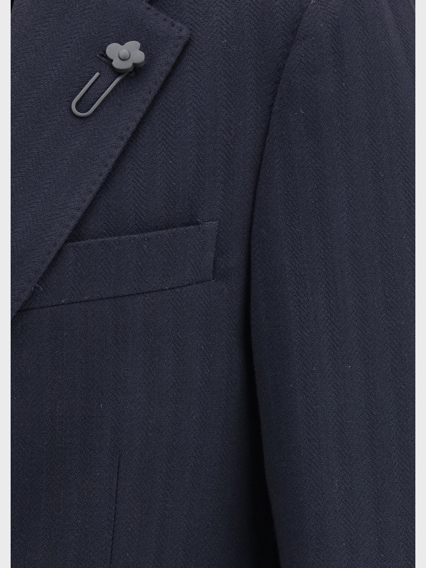 Lardini Single-breasted Blazer In Black