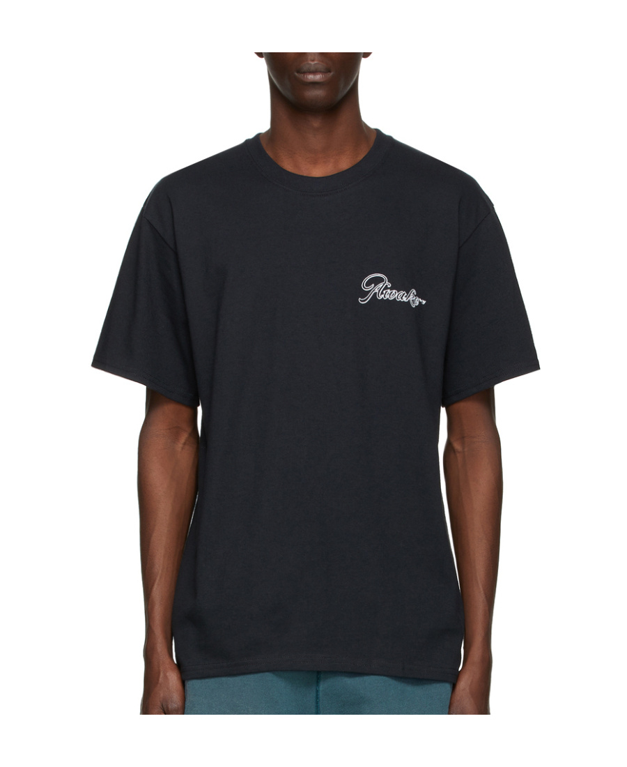 Awake Logo Printed T-shirt In Black