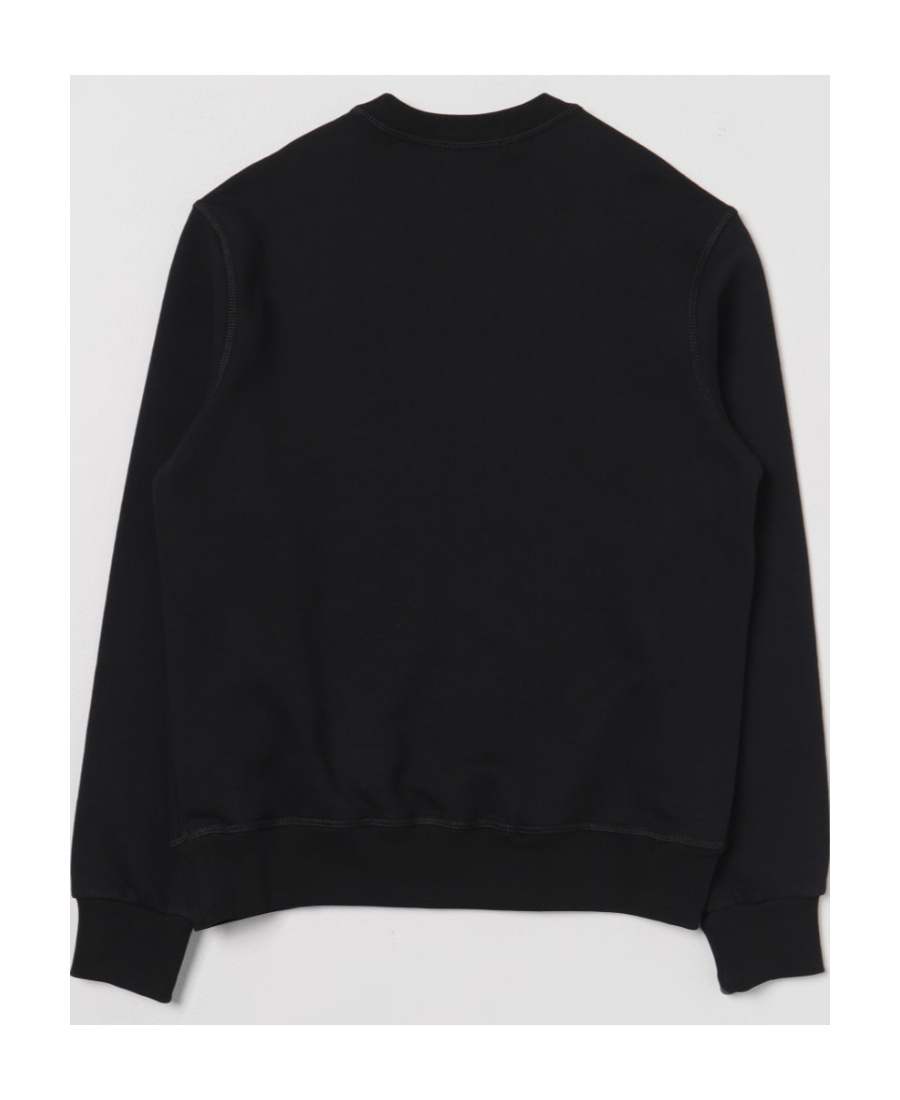 Dsquared2 Logo-print Cotton Sweatshirt In Black