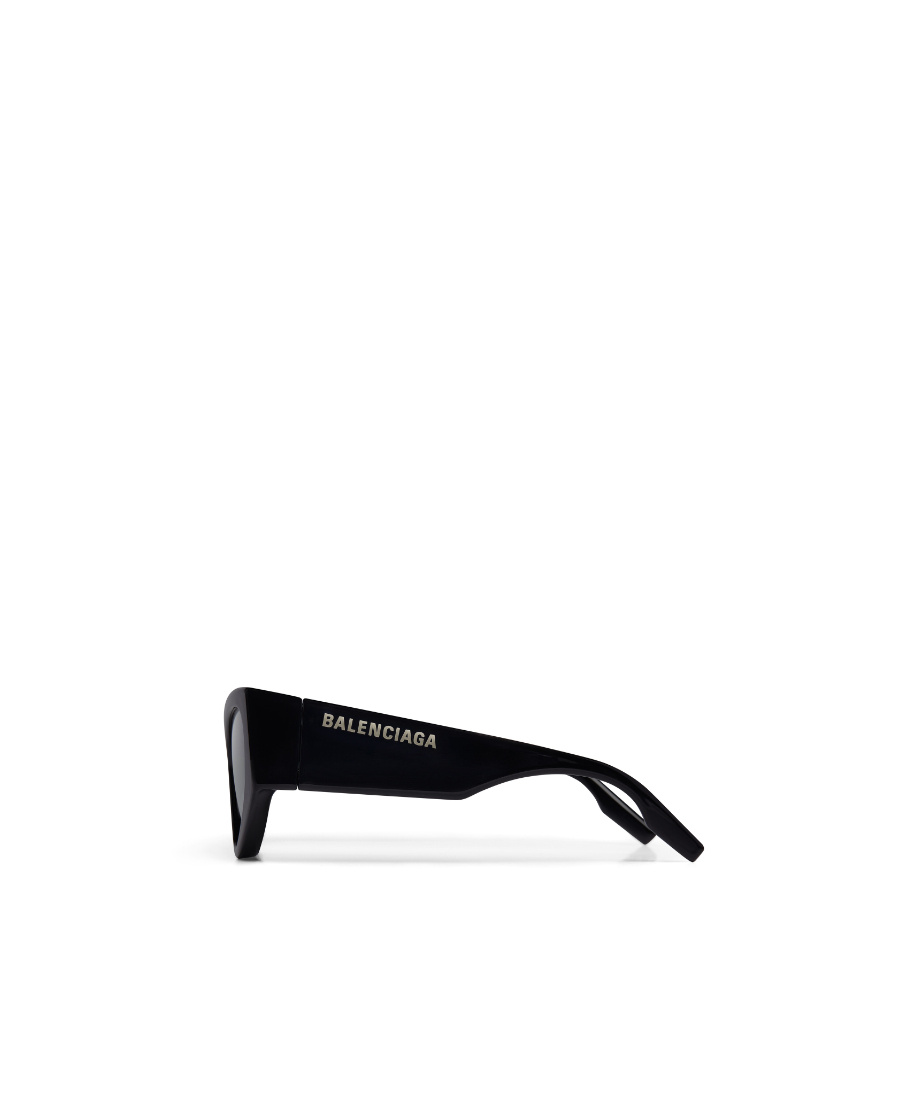 Balenciaga Led Frame Cat-eye Sunglasses In Black
