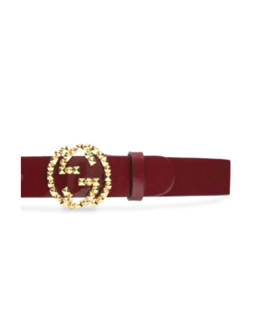 Gucci Mutual Buckle G Buckle Belt In Red