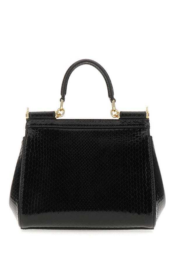 Dolce & Gabbana Medium Sicily Tote Bag In Black