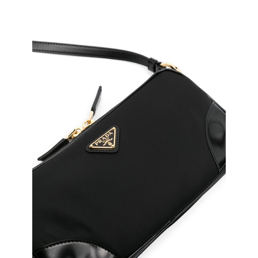 Prada Re-edition 2002 Re-nylon Shoulder Bag In Black