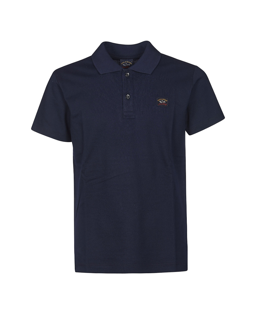 Paul & Shark Navy Blue Logo Polo Shirt