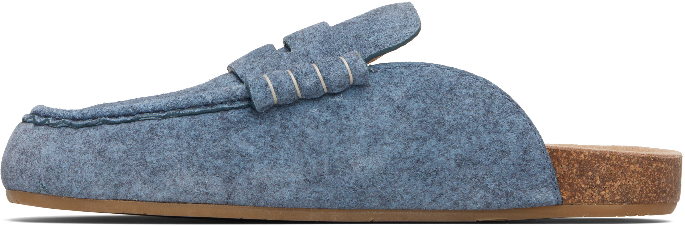 Jw Anderson Stitch Loafer In Blue
