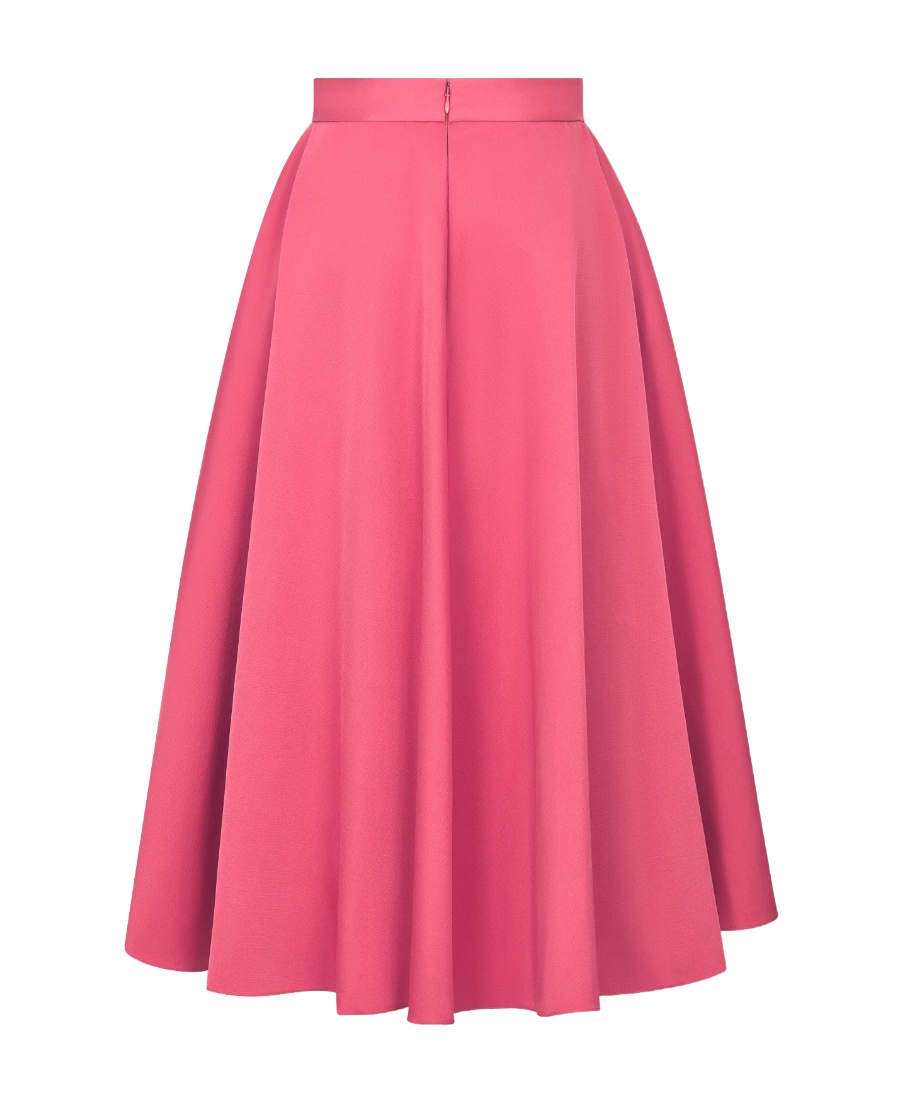 Dior Pleated Medium-length Skirt In Pink