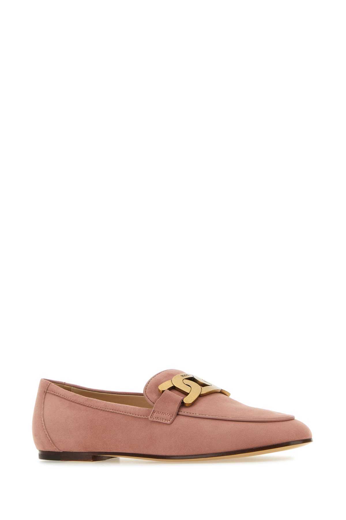Tod's Kate Suede & Leather Loafer In Brown
