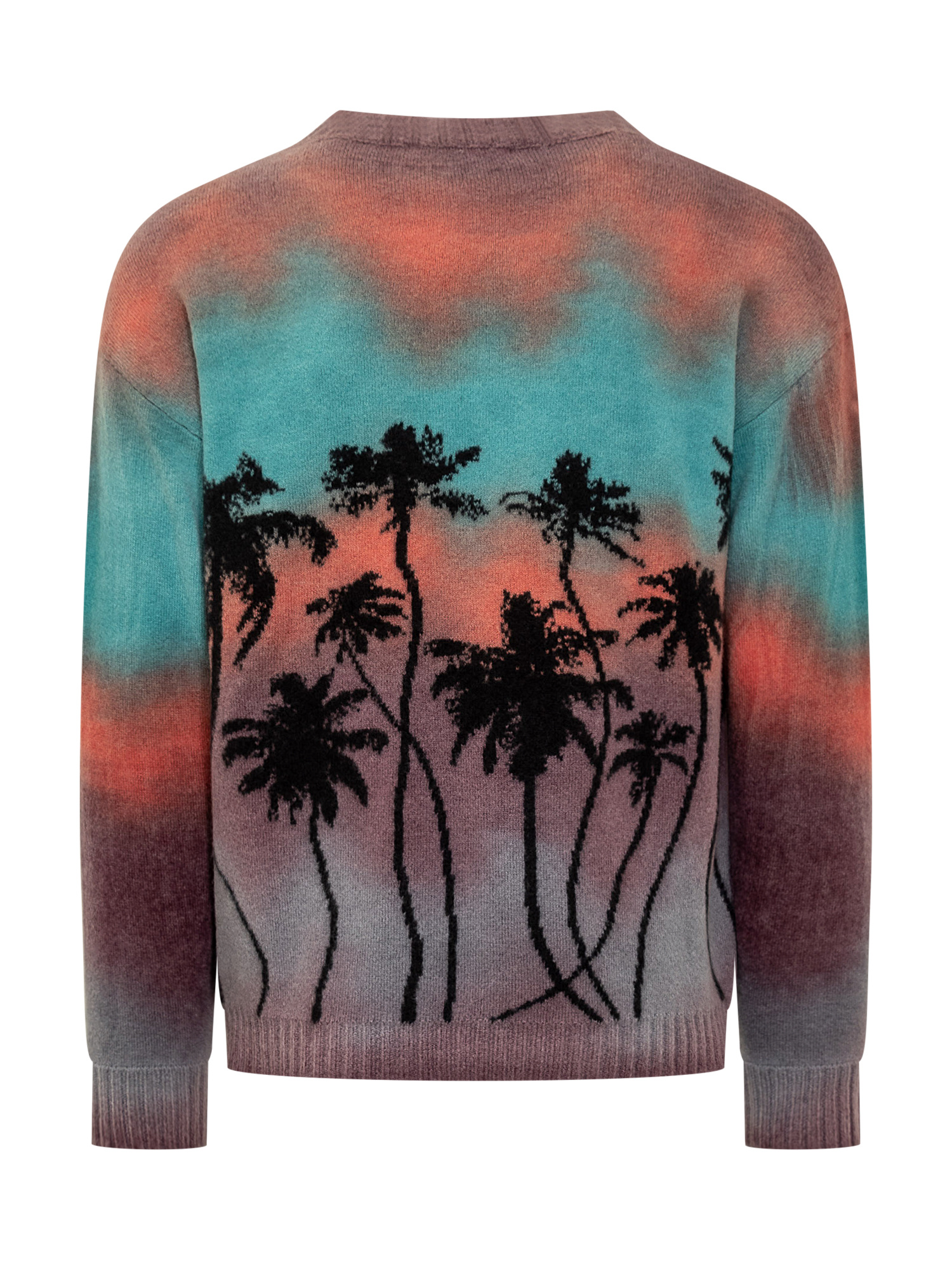 Laneus Soft Cashm Dye Jumper In Black