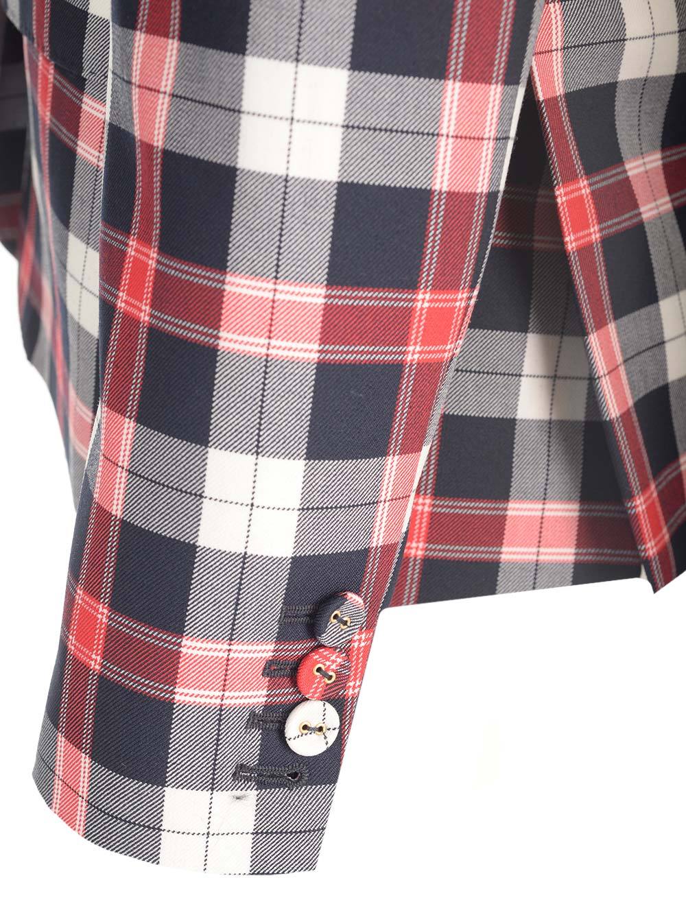 Thom Browne Sport Coat Jackets White In Multicolor