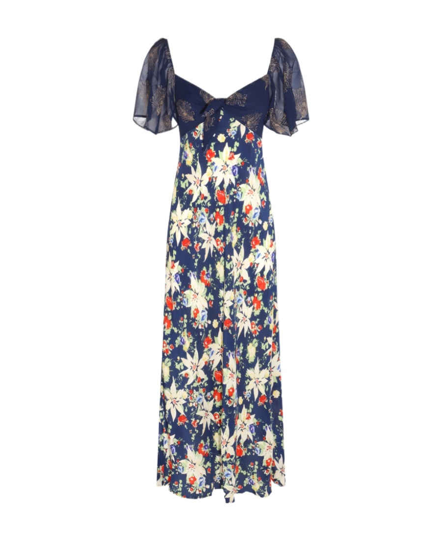 Rixo London Floral-print Midi Dress In Multi