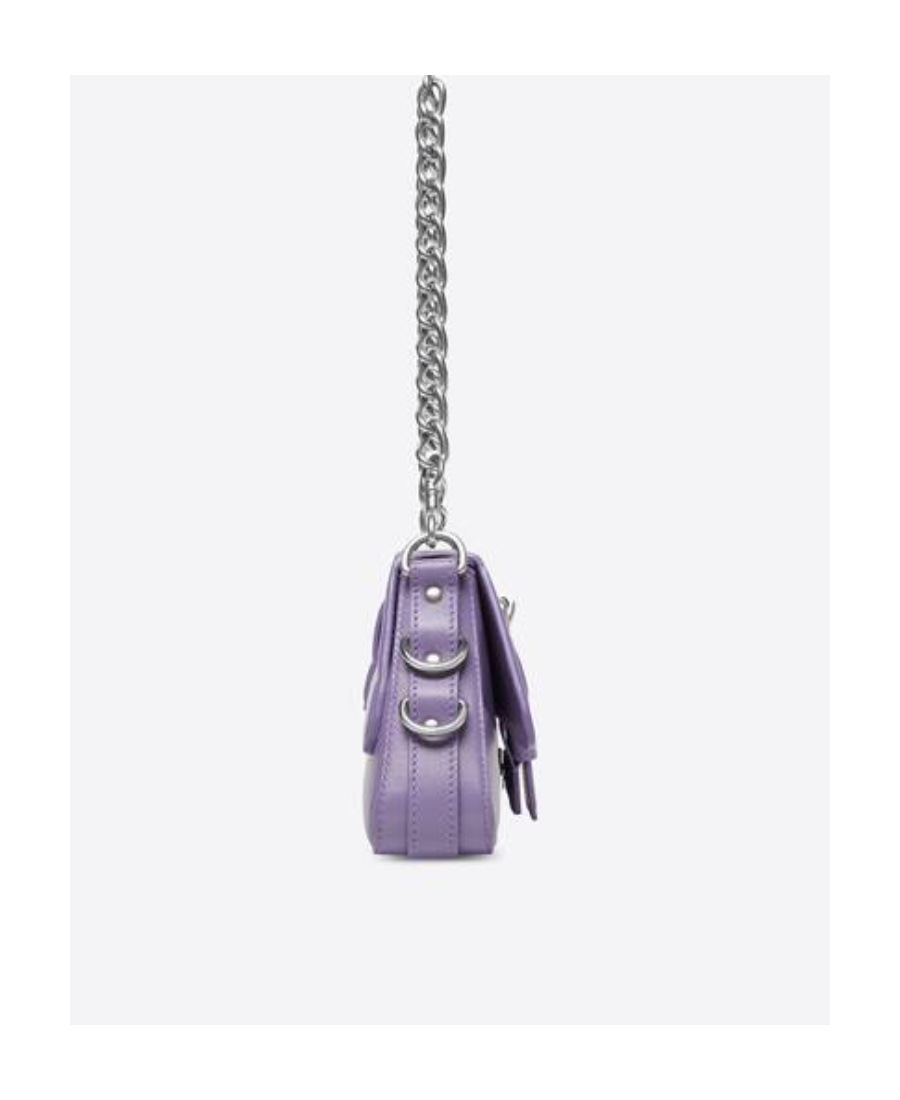 Balenciaga Lindsay Should Shoulder Bag In Viola Leather In Purple