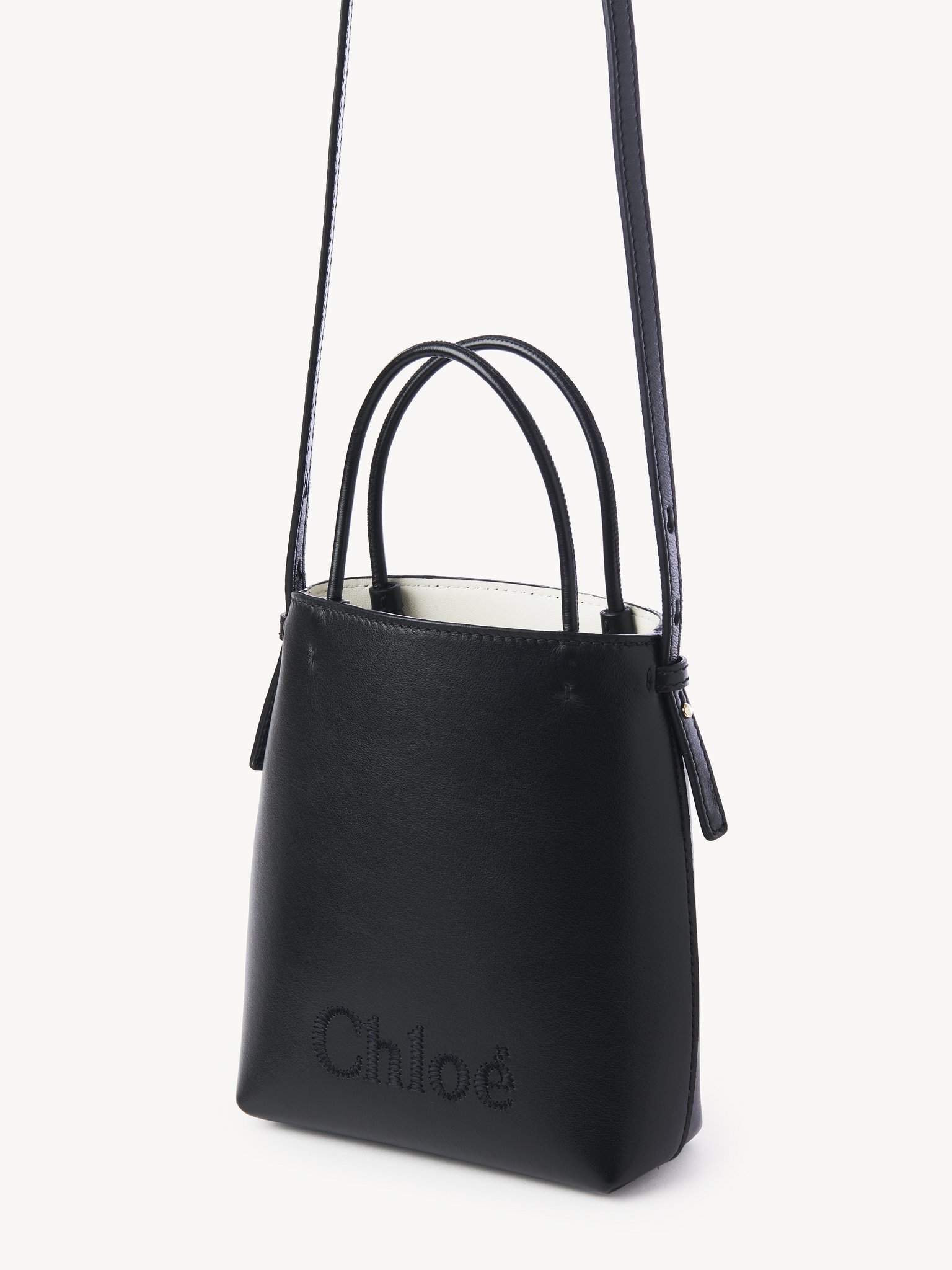 CHLOÉ SENSE STITCHED LOGO MINI BAG