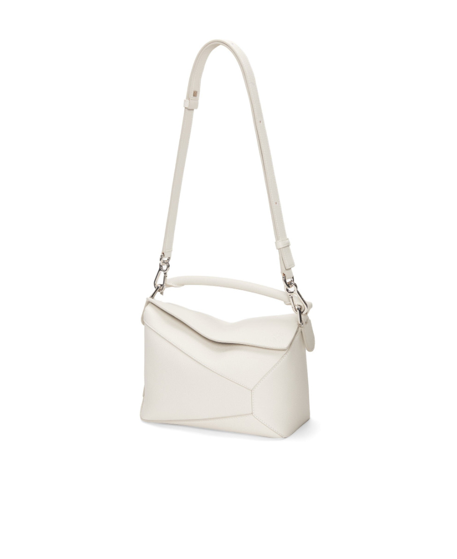 Loewe Puzzle Edge Monochrome Bag In White