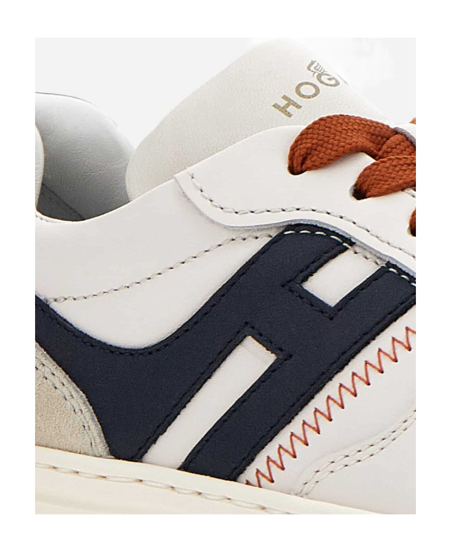 Hogan Logo-patch Low-top Sneakers In White