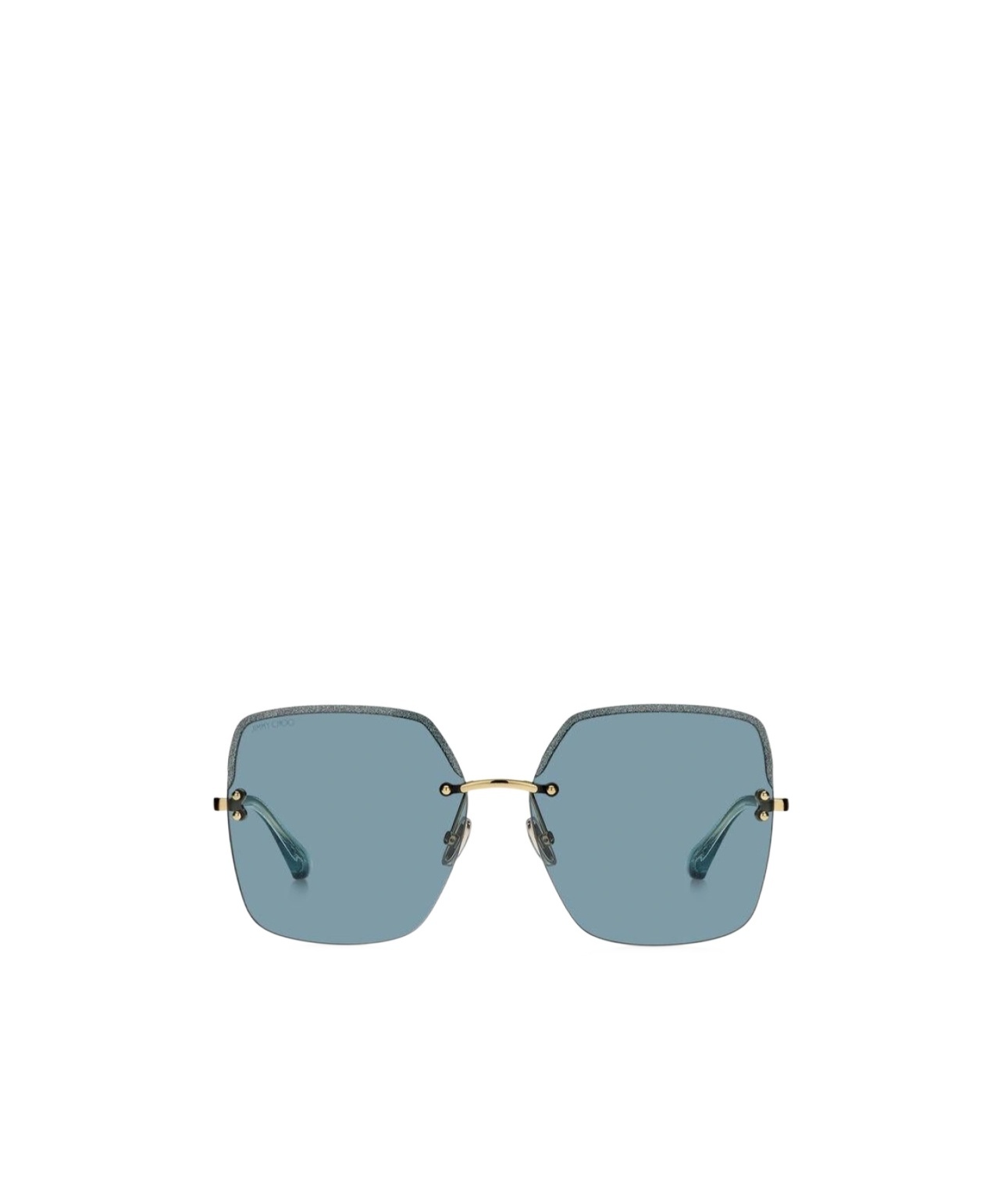 Jimmy Choo Tavis Oversize-frame Sunglasses In Blue