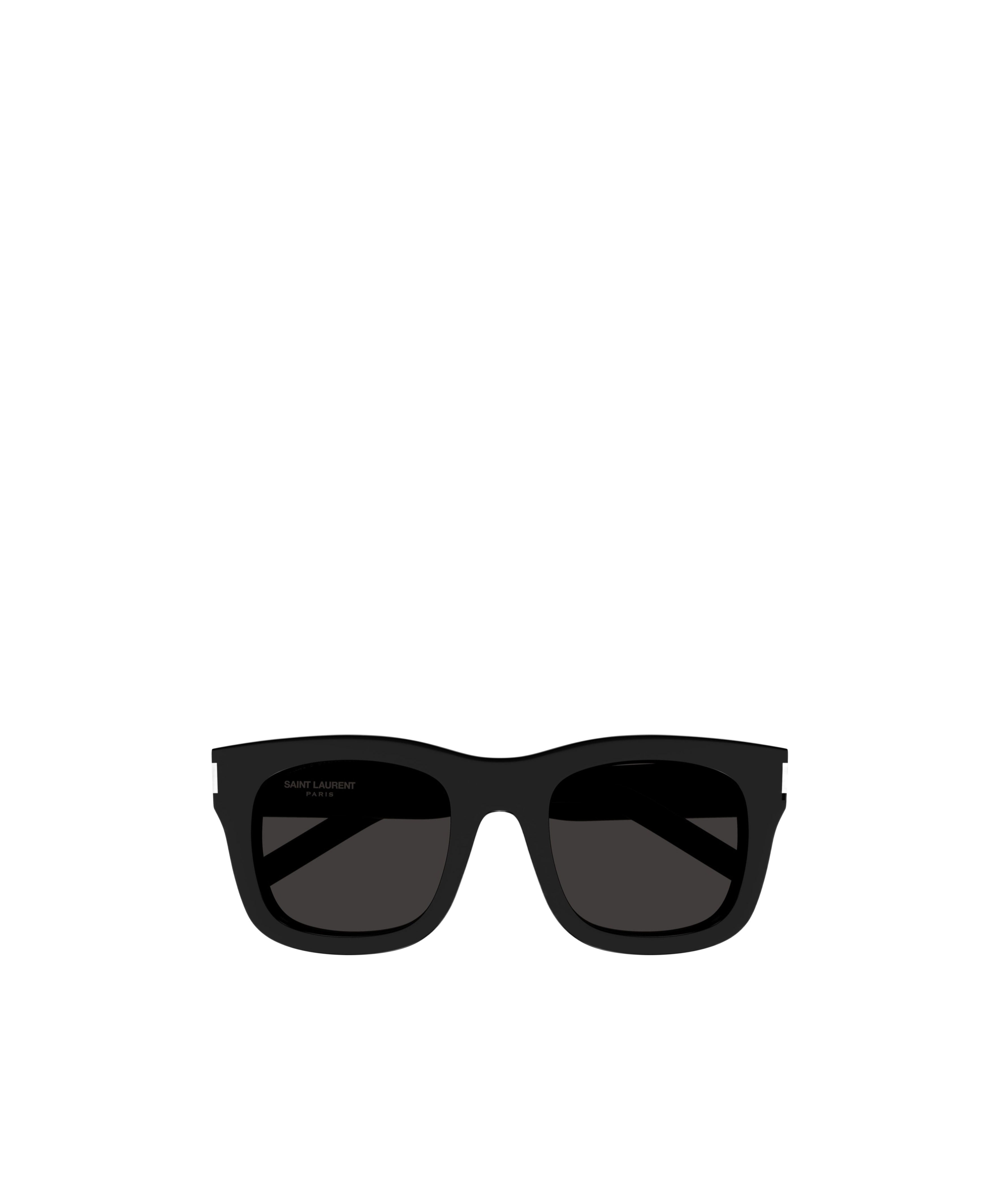 Saint Laurent New Wave Square Acetate Sunglasses In Black