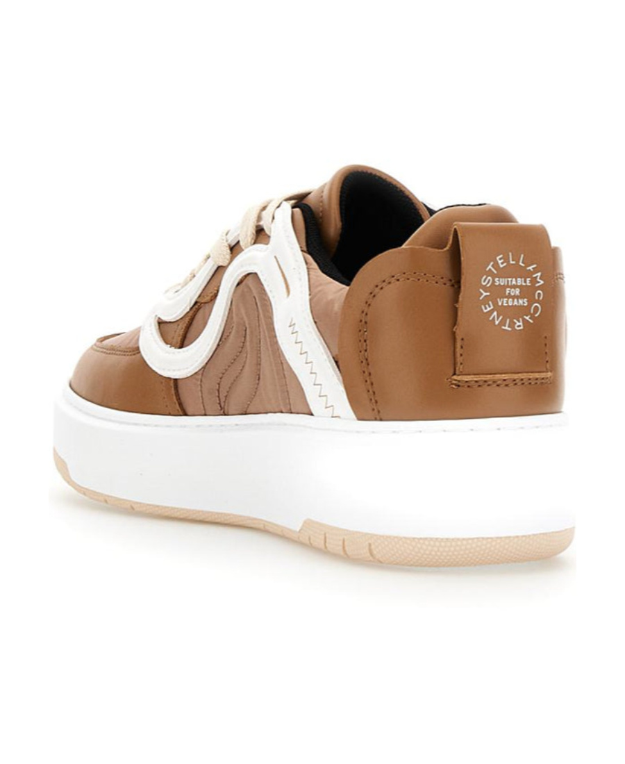 Stella Mccartney Two-tone Vegea S Wave 1 Sneakers In White