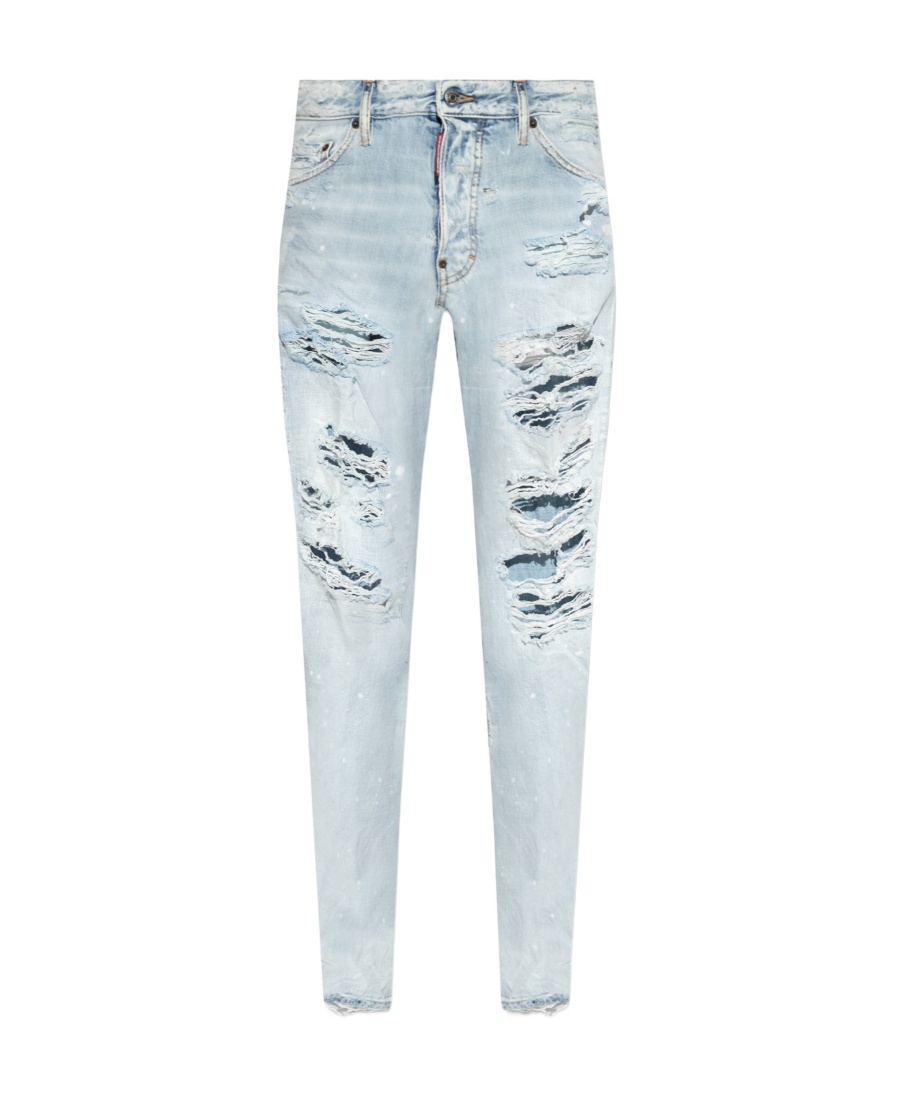 Dsquared2 Ripped Jeans In White