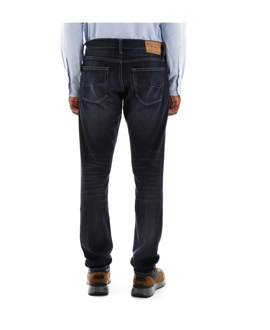 POLO RALPH LAUREN POLO RALPH LAUREN SULLIVAN LOGO PATCH SLIM-FIT JEANS