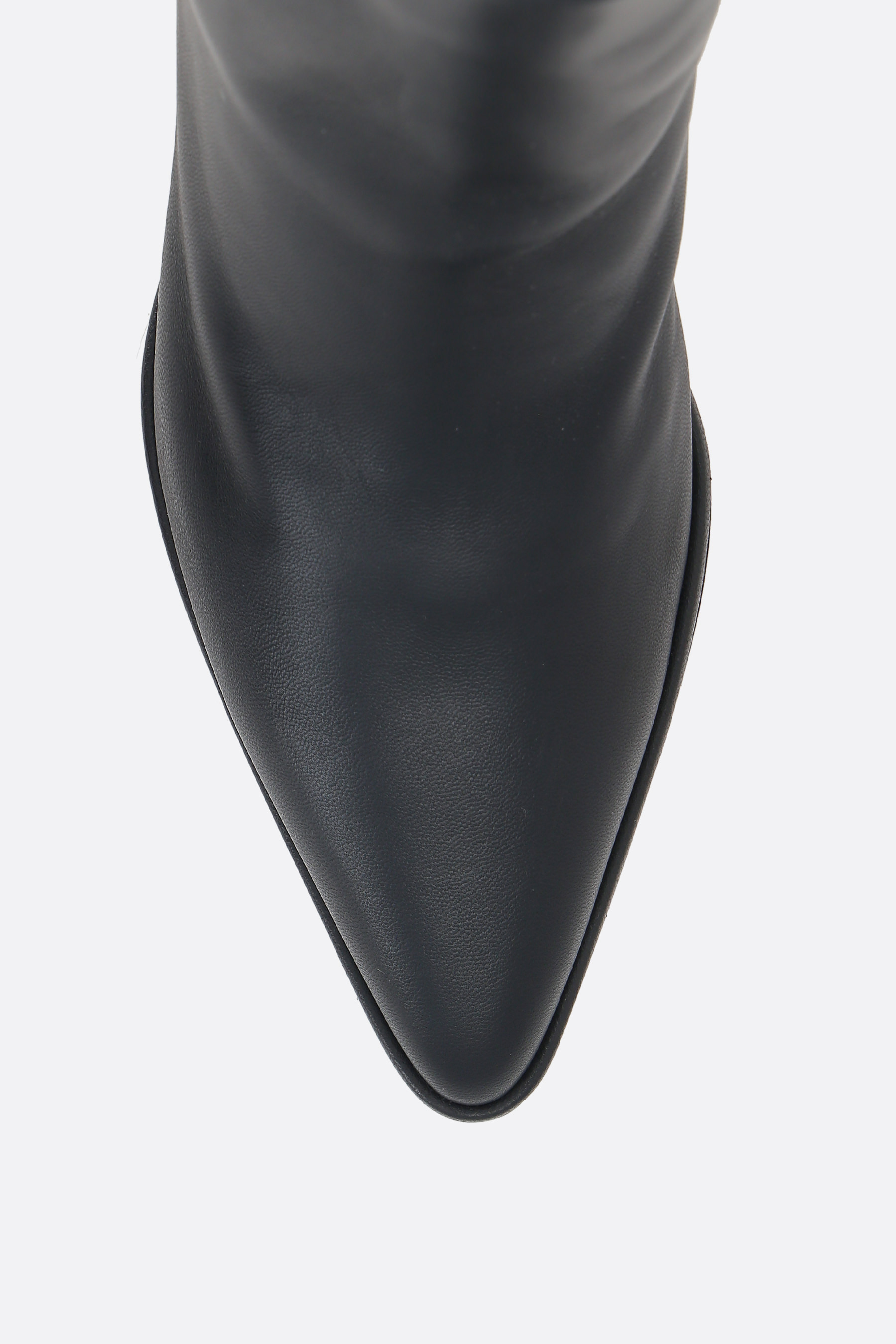 Sergio Rossi Sr Thalestris 55mm Leather Ankle Boots In Black