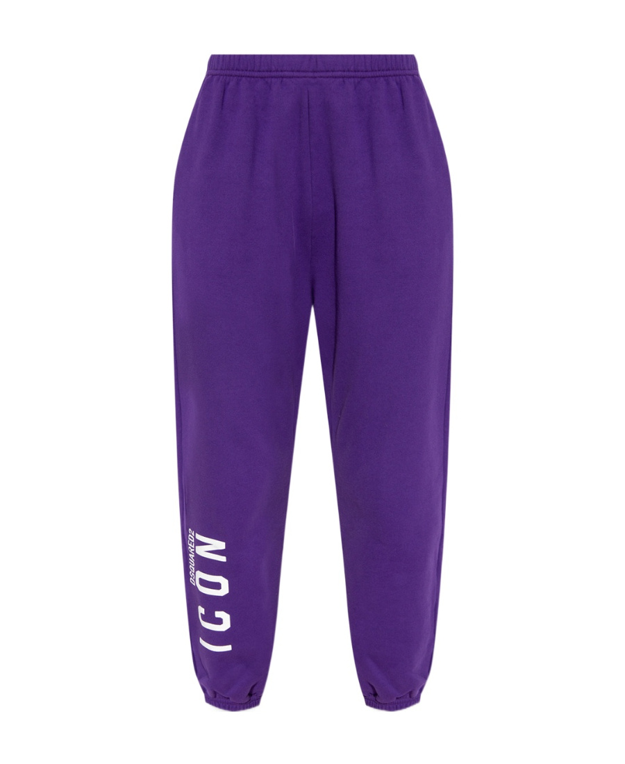 Dsquared2 Icon Logo-print Track Pants In Purple