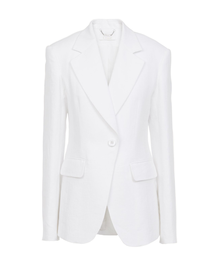 Chloé Single-button Suit Jacket In White