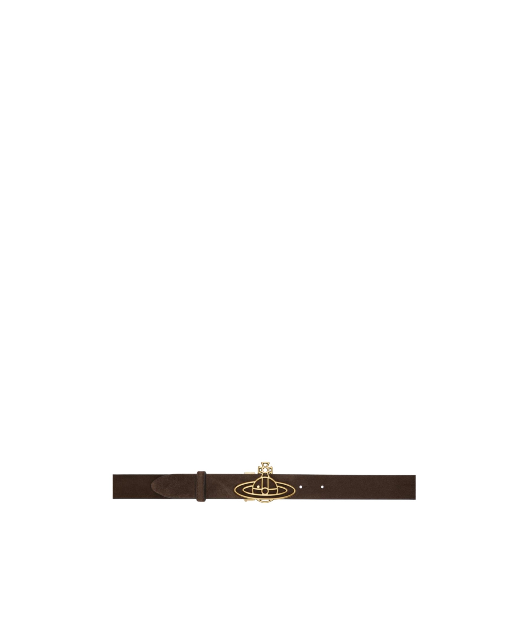 Vivienne Westwood Thin Line Orb Belt In Nude