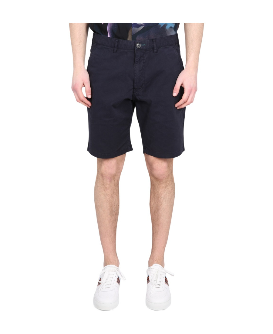 Ps By Paul Smith Ps Paul Smith Zebra Bermuda In Black