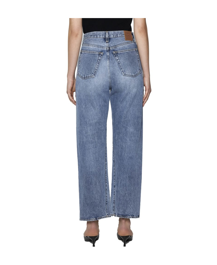 Totême High-waist Straight-leg Jeans In Gray