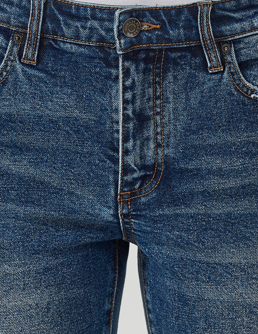 Armani Exchange Belt-loop Jeans In Blue