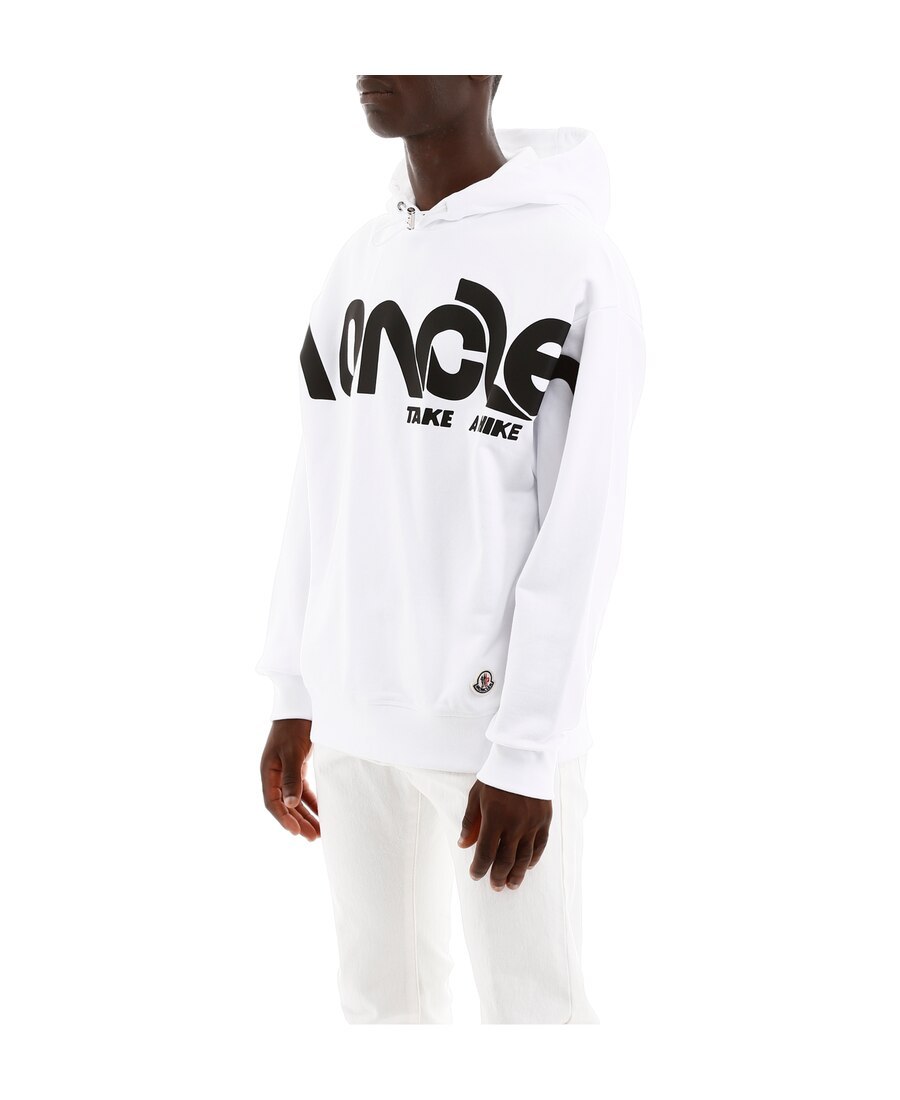 MONCLER LOGO PRINTED HOODED SWEATER 