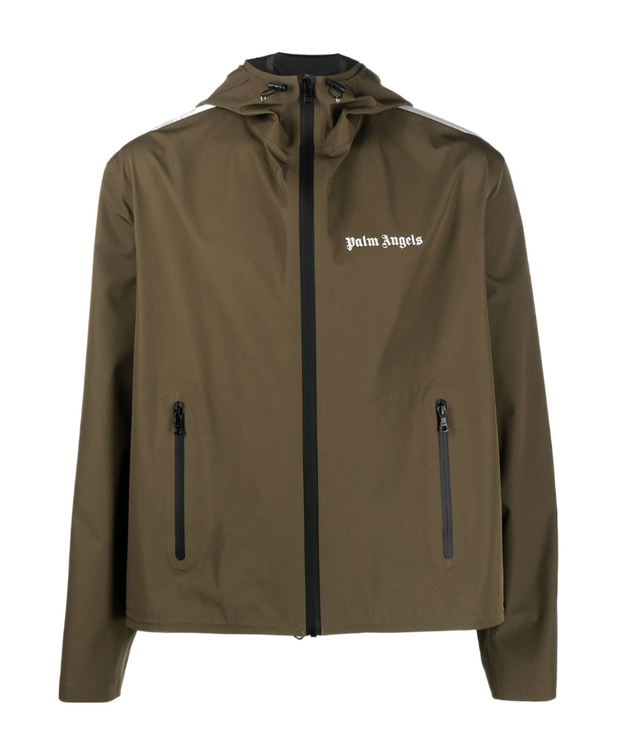 Palm Angels Performance Jacket In Brown