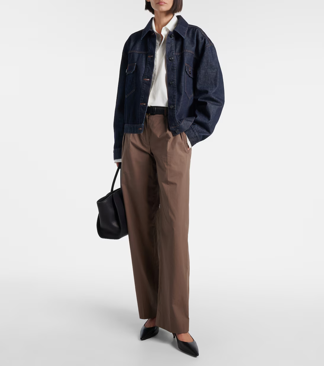 The Row Pointed High Heels In Black