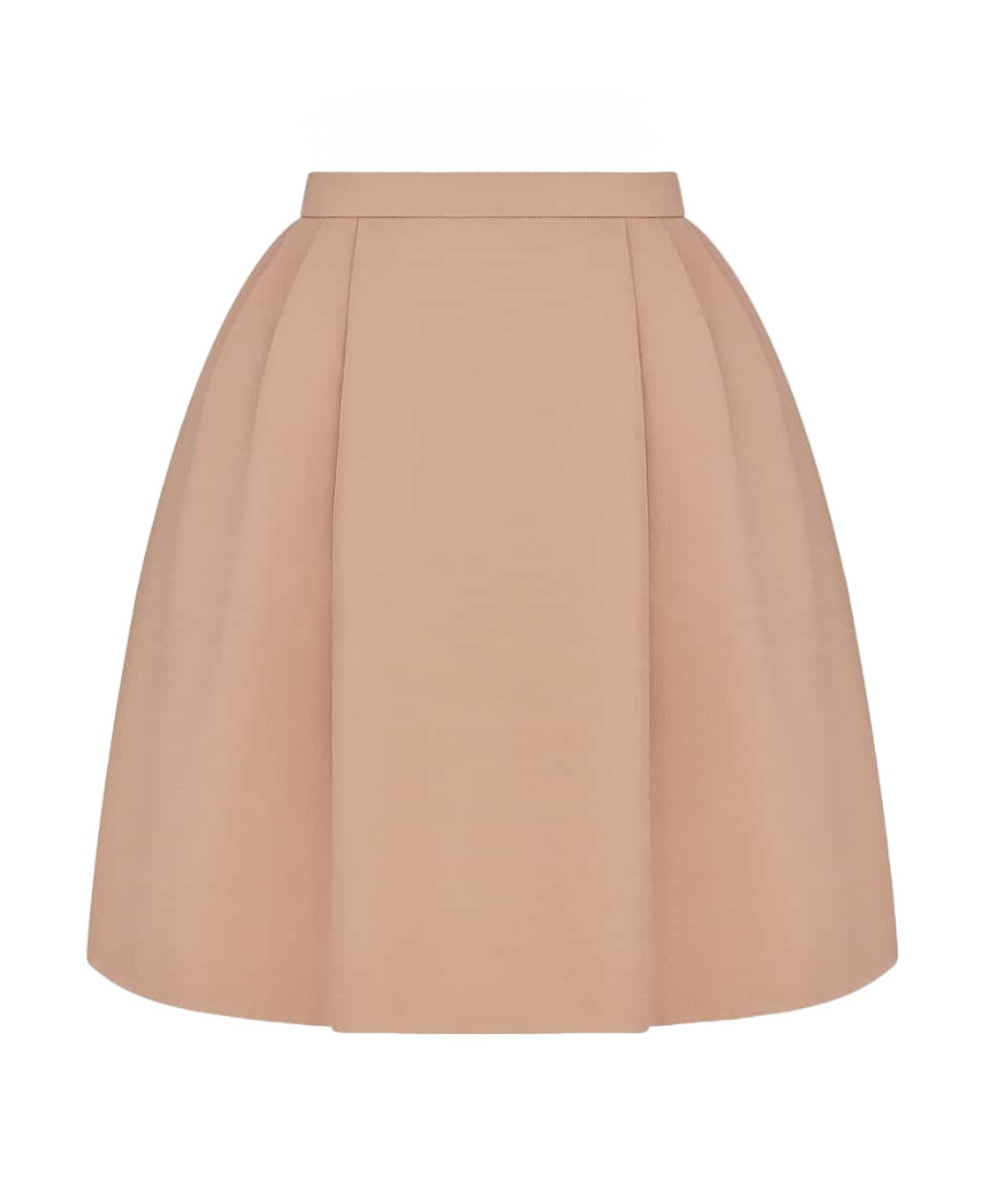 Dior Trumpet Skirt In Nude