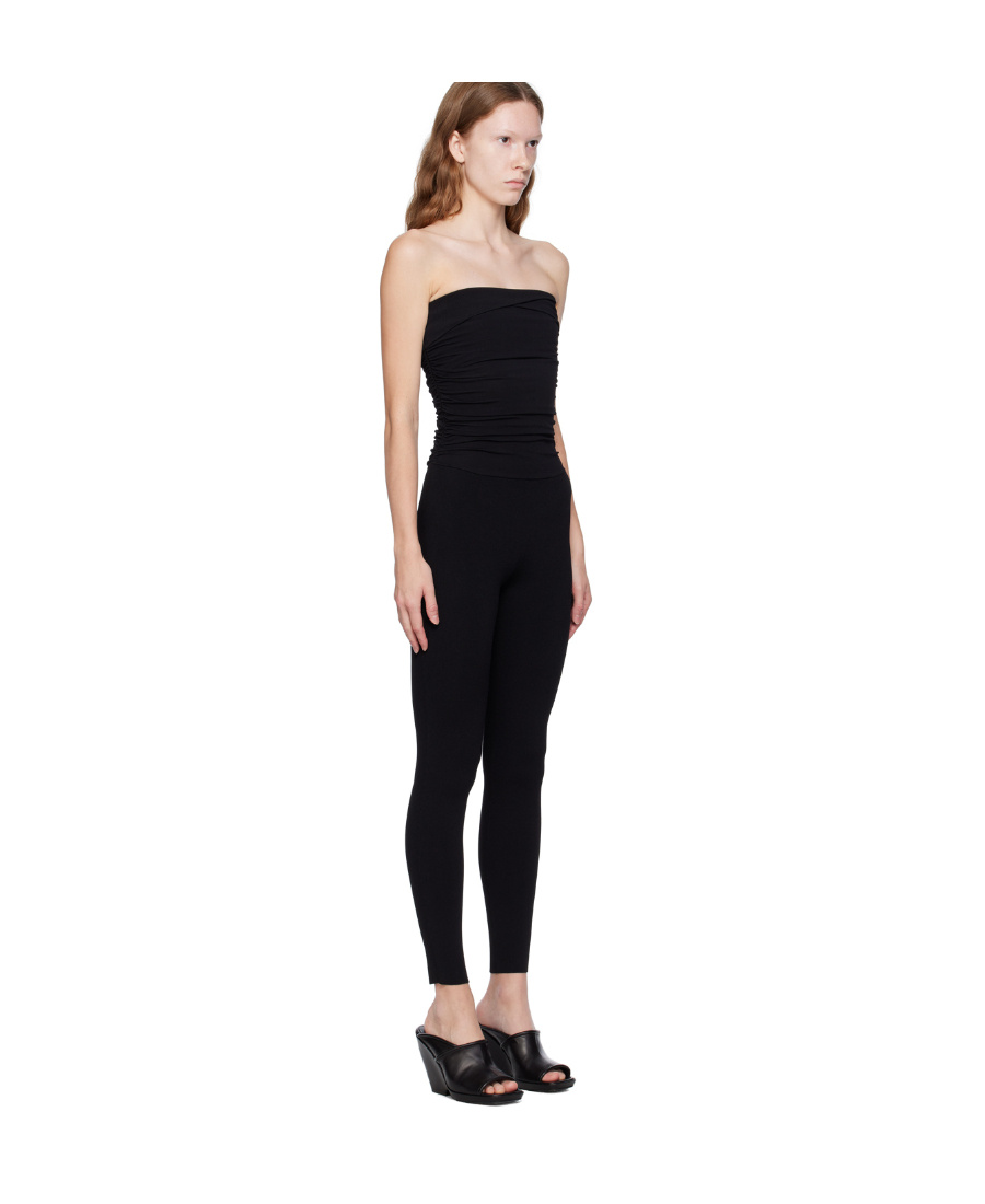 Khaite Sleeveless Jumpsuit In Black