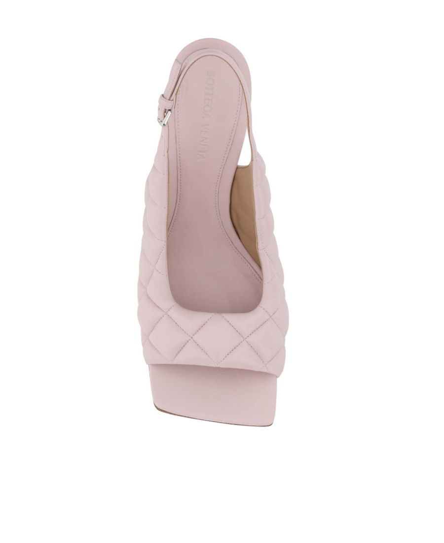 Bottega Veneta Slingback Padded Sandals In Pink