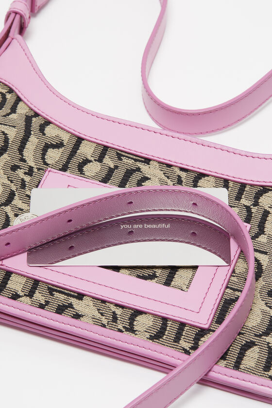 Acne Studios Logo Shoulder Bag In Multicolor