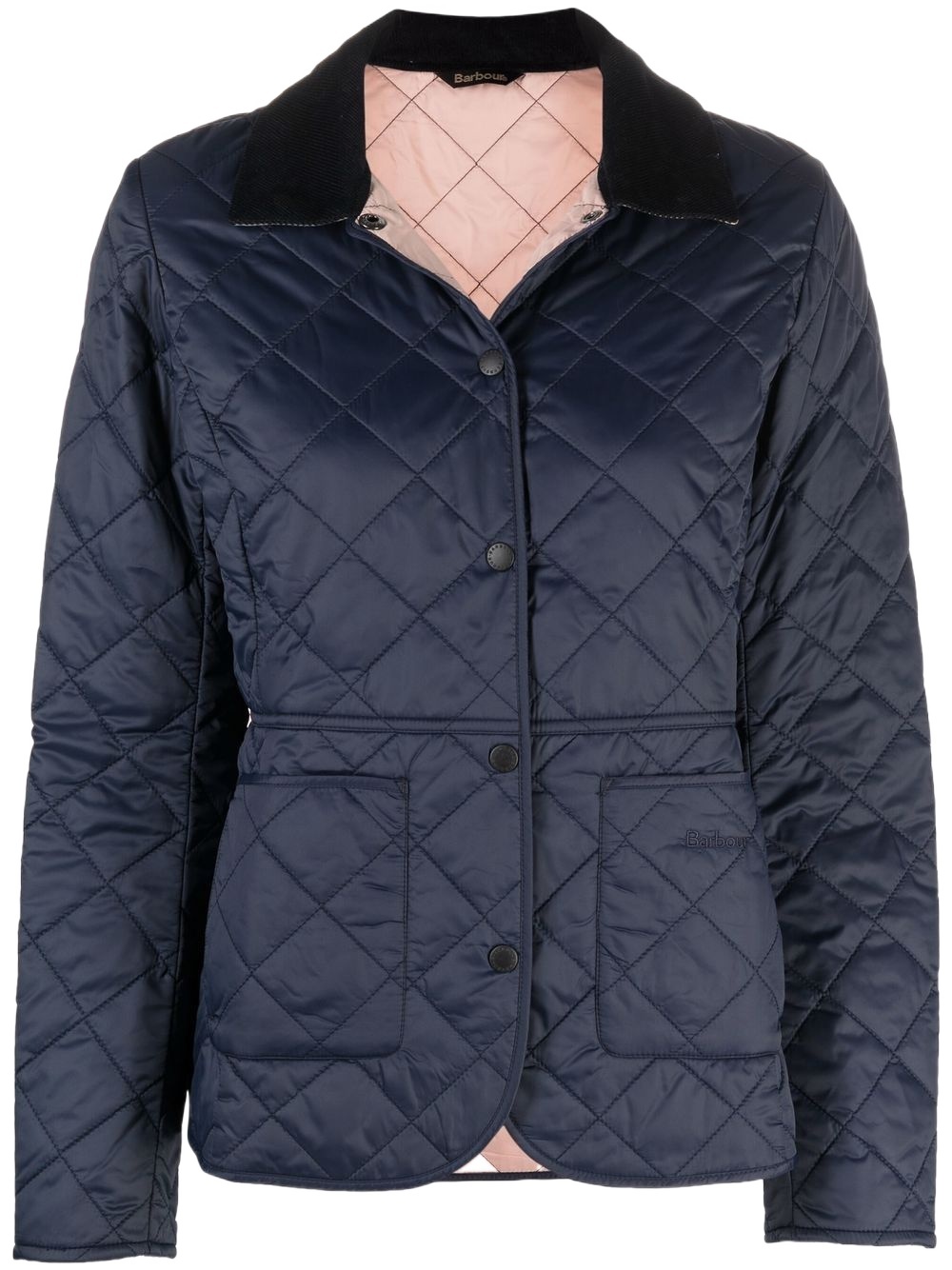 Barbour Deveron Polarquilt Womens Jacket In Blue