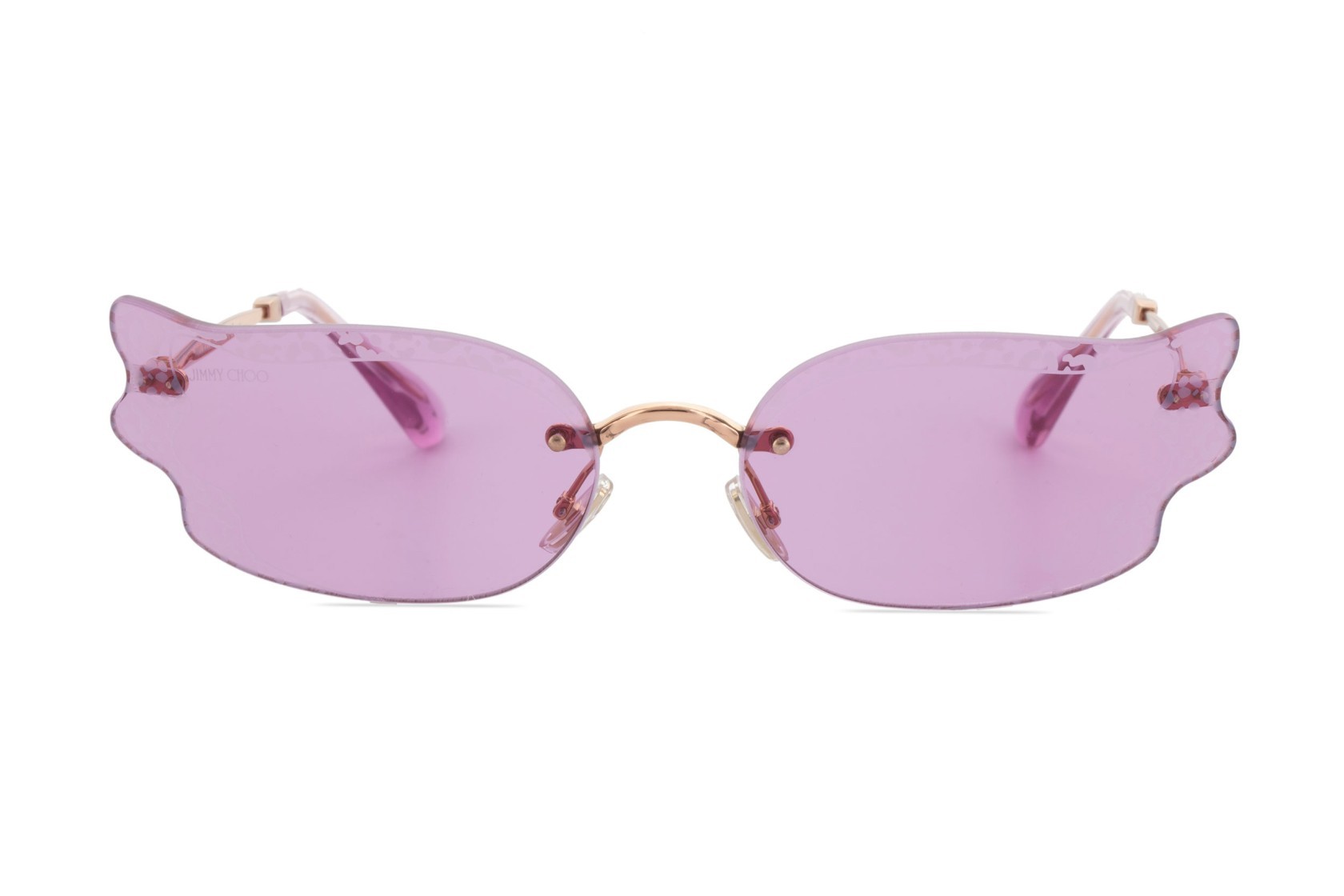 Jimmy Choo Eyewear Cat-eye Sunglasses In Pink