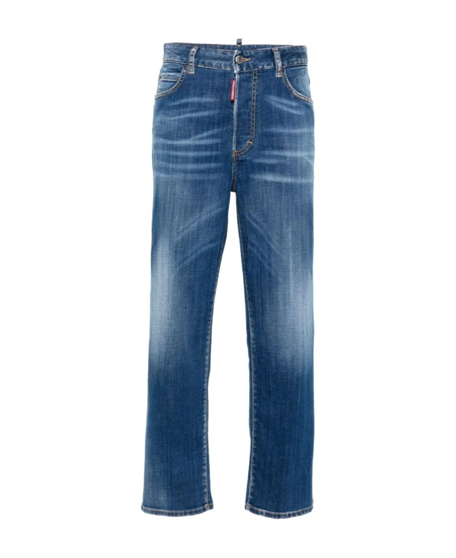 Dsquared2 Mid-rise Slim-fit Jeans In Blue