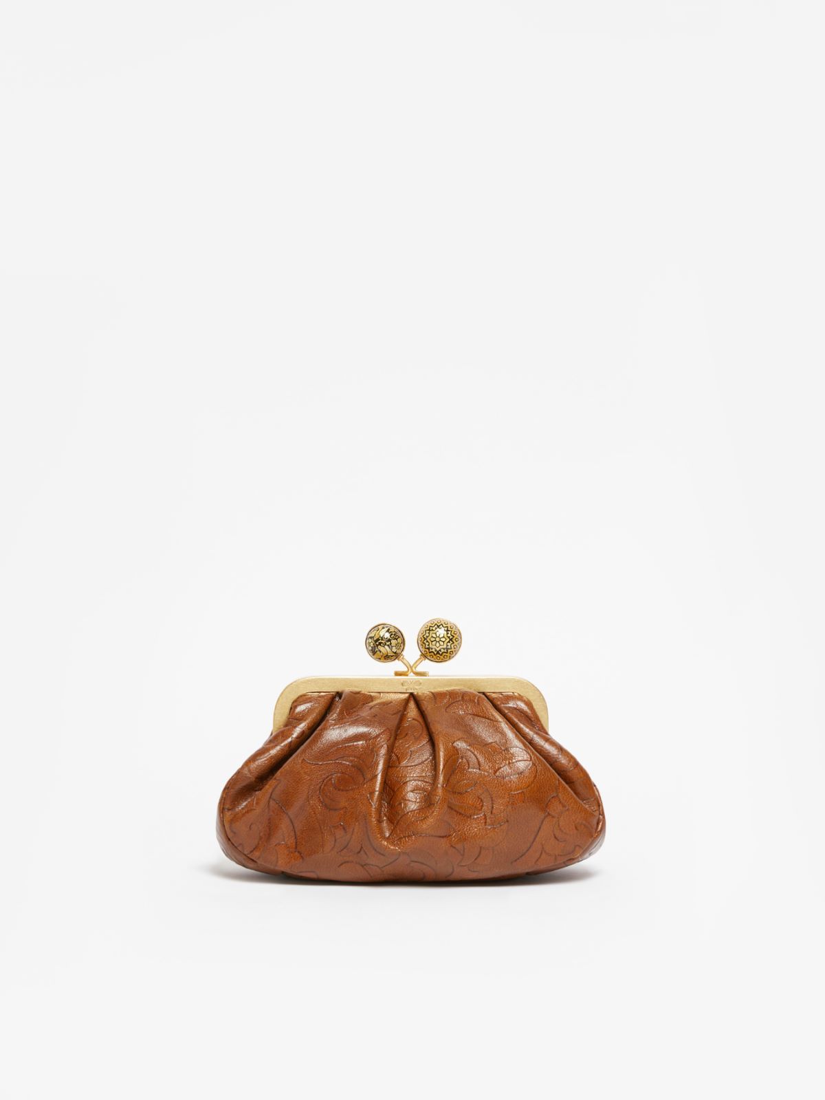 Weekend Max Mara Pasticcino Bag Small In Pelle Liscia In Brown