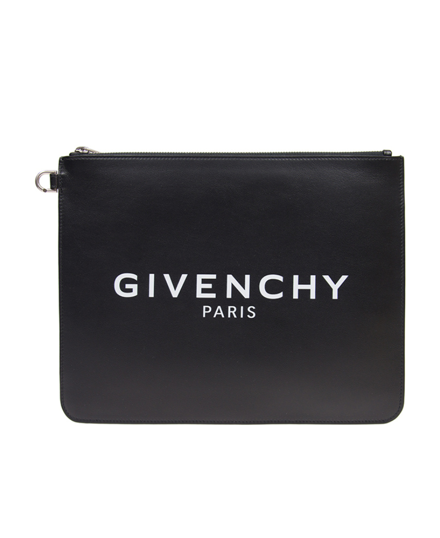 Givenchy Logo Print Pouch In Black