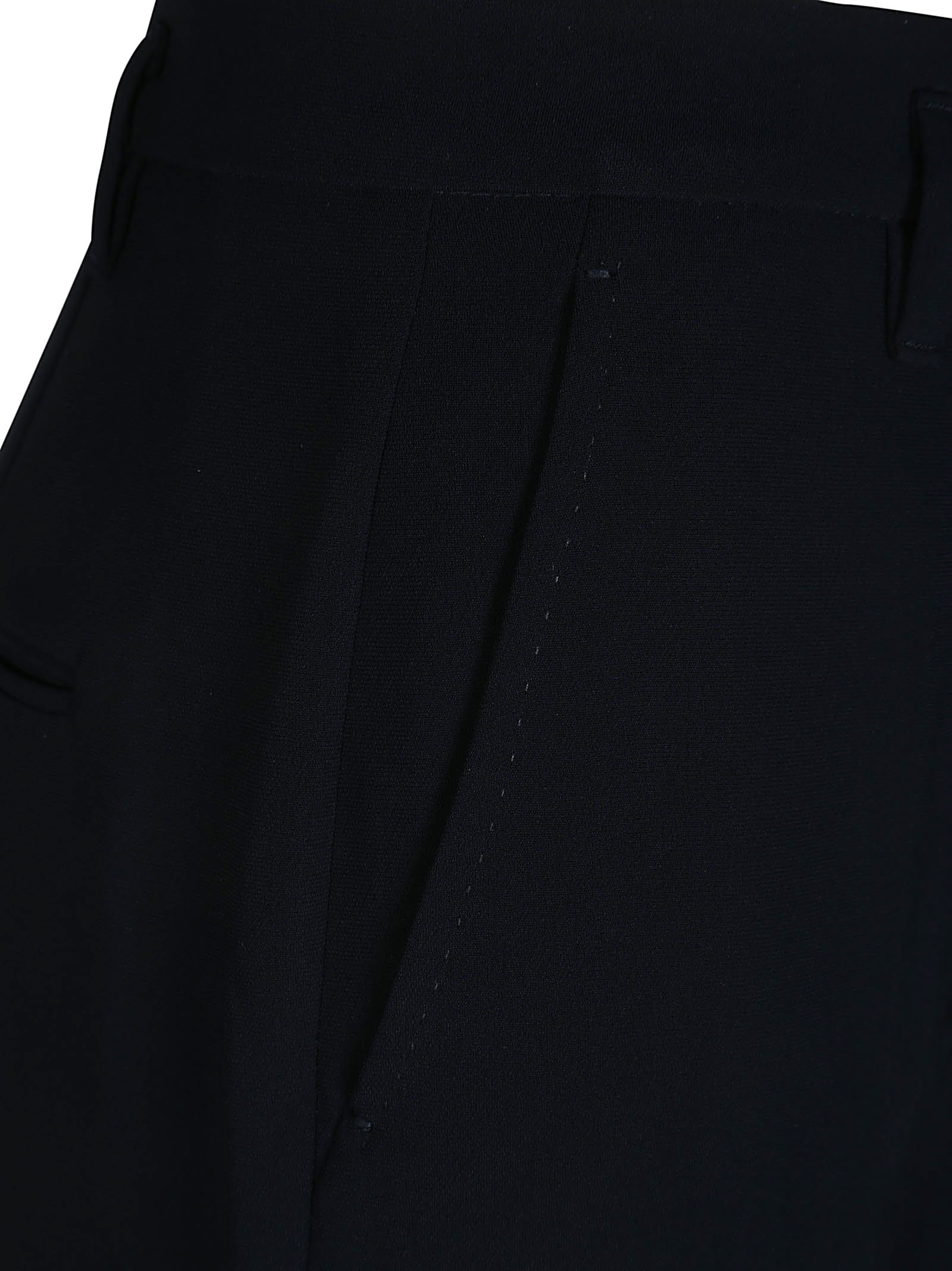 Max Mara Belt-loop Casual Pants In Black