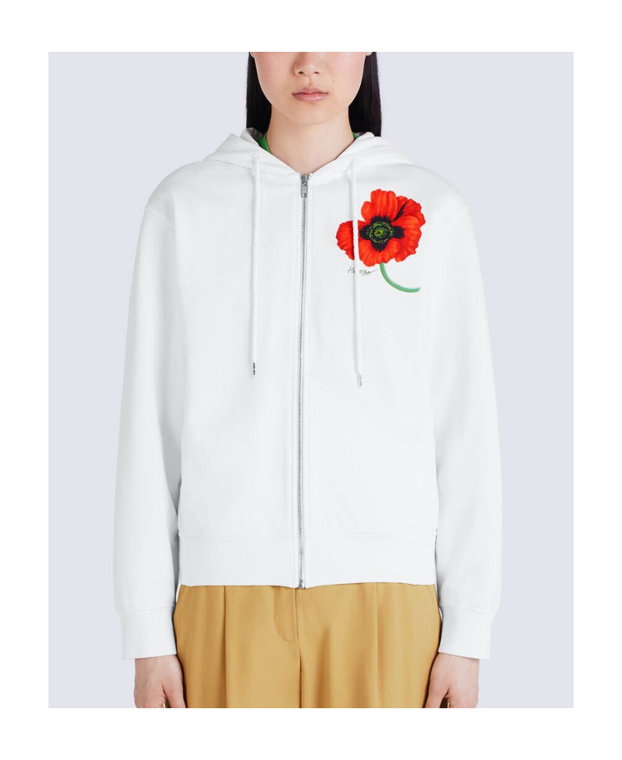 KENZO 'KENZO POPPY' HOODED SWEATSHIRT