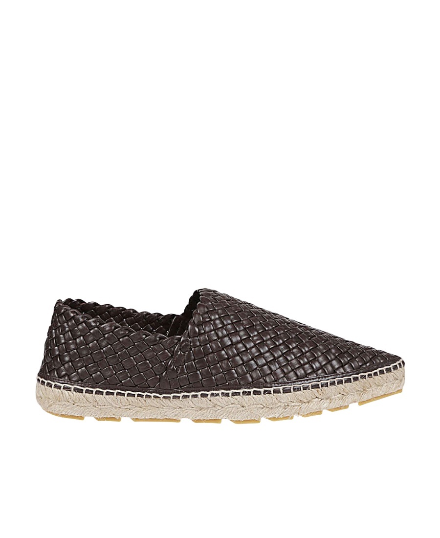 Bottega Veneta Round Head Low-cut Skate Shoes In Black