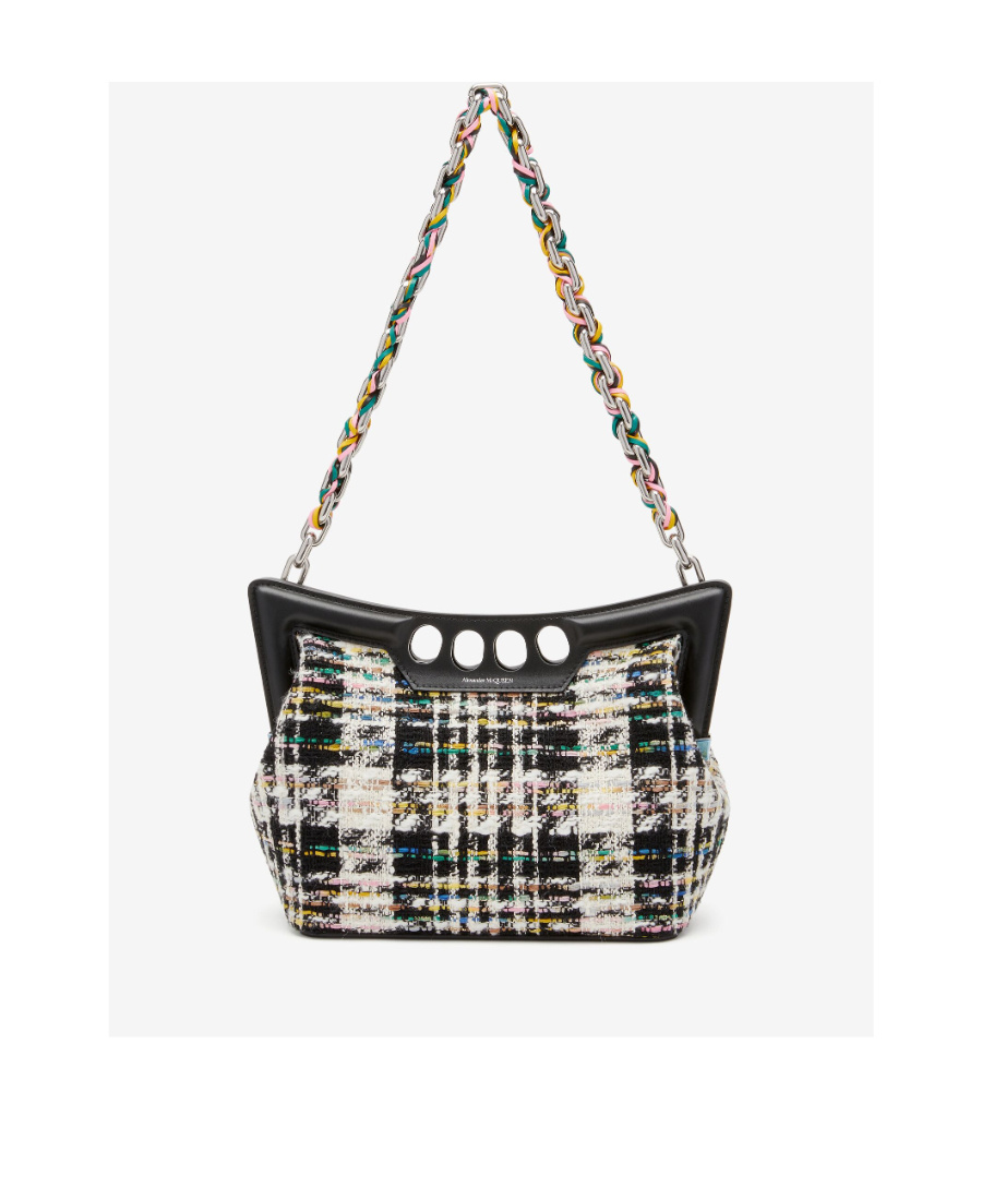 Alexander Mcqueen Kleine Schultertasche In Black