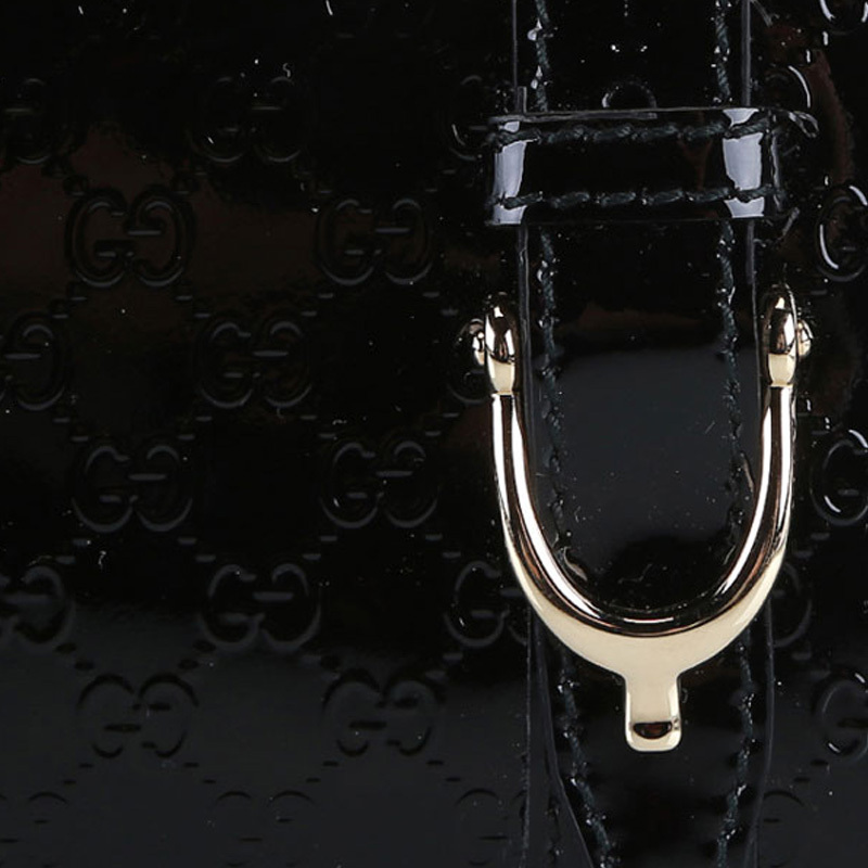 Gucci Double G Pattern Wallet In Black