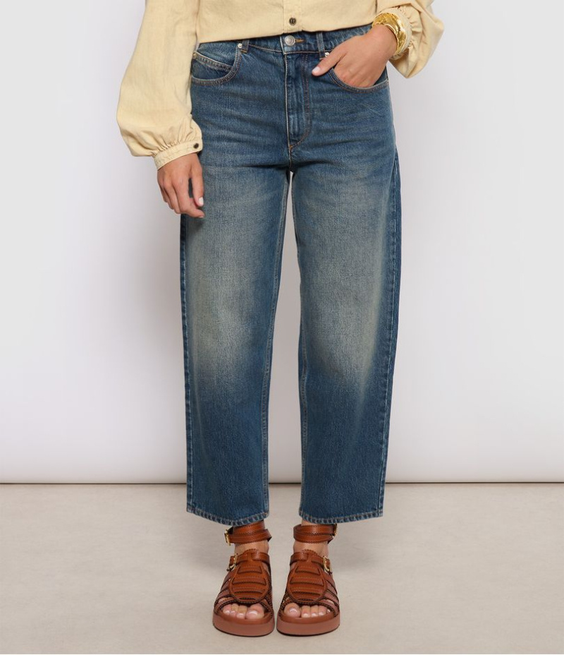 Isabel Marant Jeans Pascalie Faded In Blue